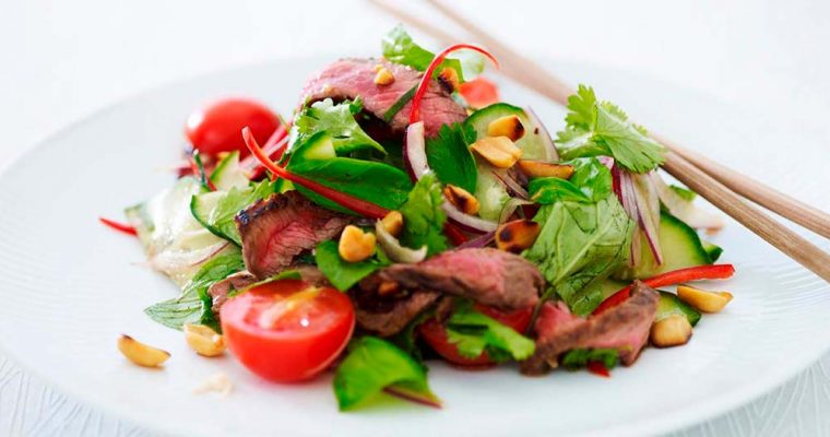 Thai beef salad – oksekødssalat