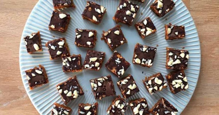 Glutenfri karamelkage med kokos