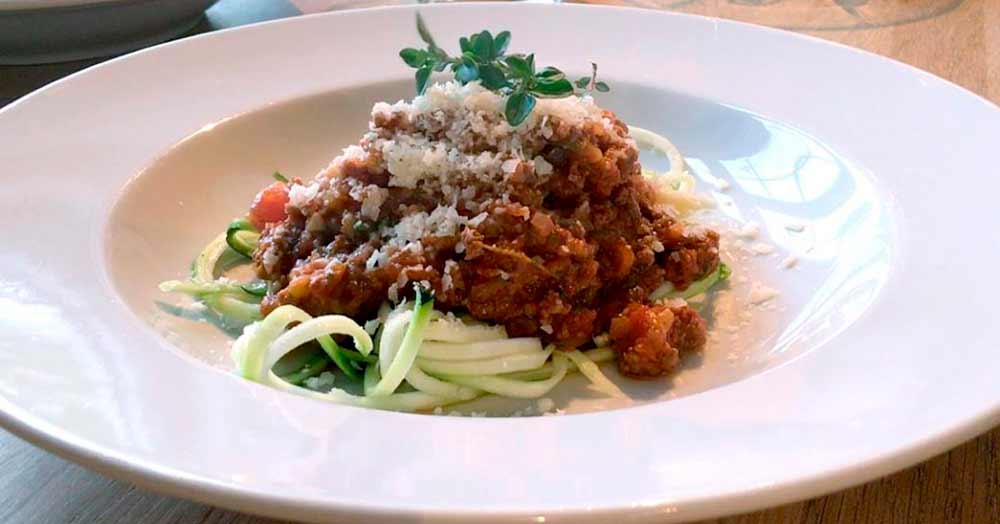 Sund spaghetti bolognese squash opskrift