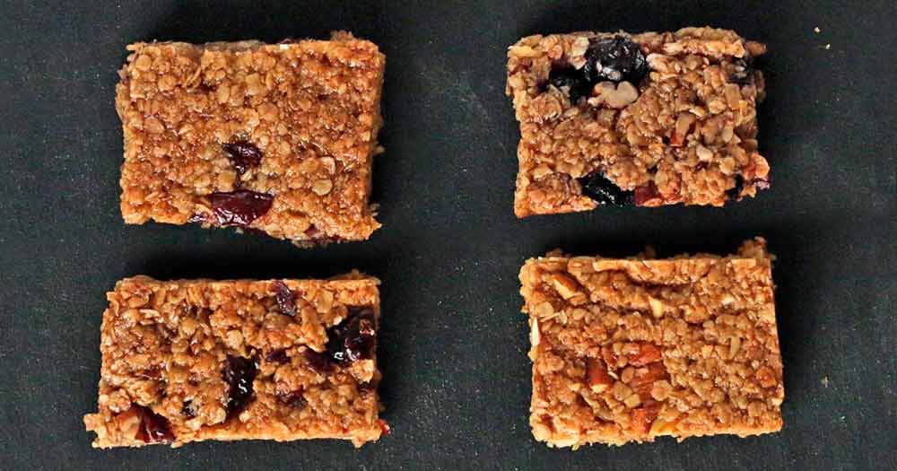 Flapjacks havregrynsfirkanter glutenfri opskrift