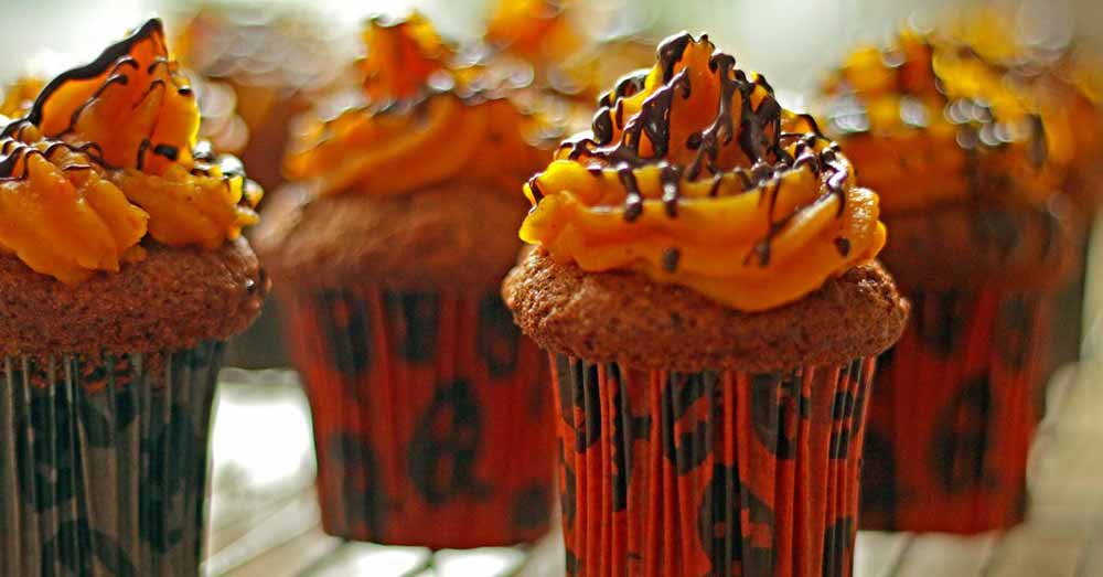 Gulerodsmuffins muffins halloween opskrift