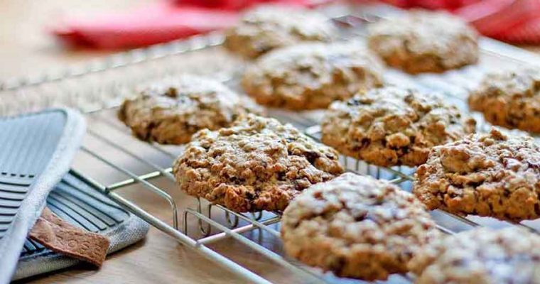 Glutenfri havregryns-cookies