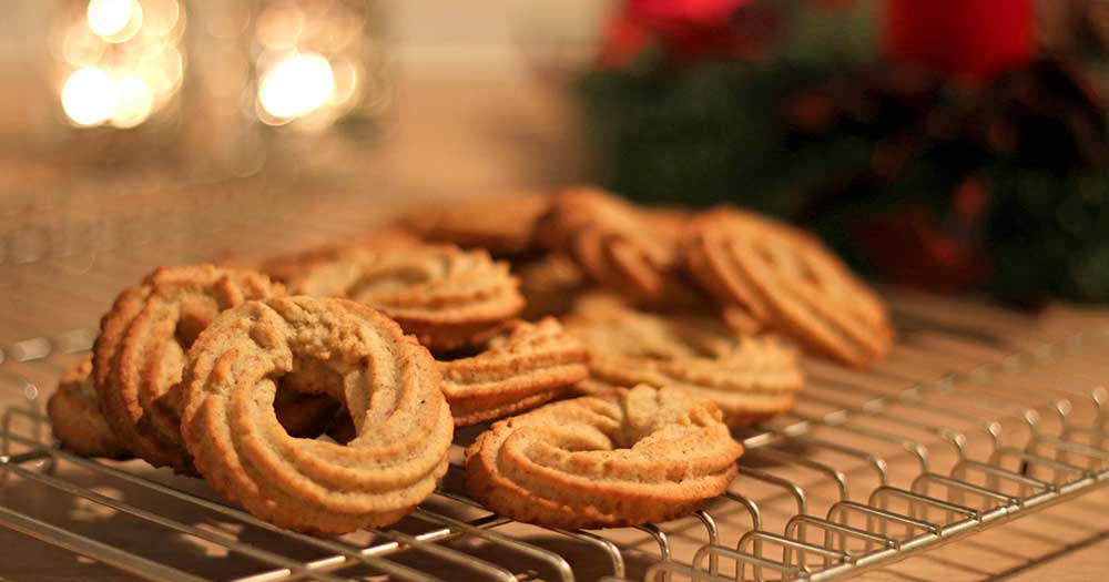 Glutenfri vaniljekranse jul julesmåkager småkager hjemmelavet opskrift