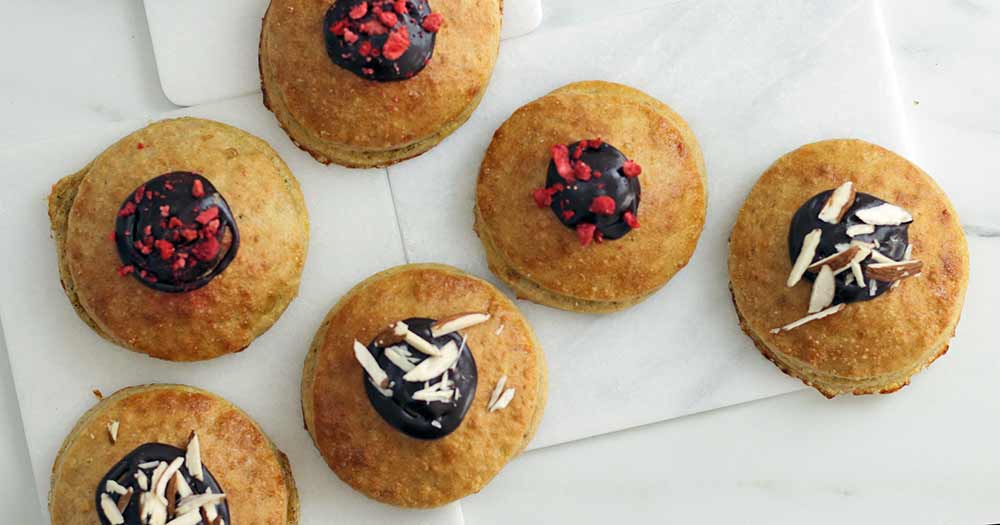 opskrift glutenfri fastelavnsboller vaniljecreme remonce