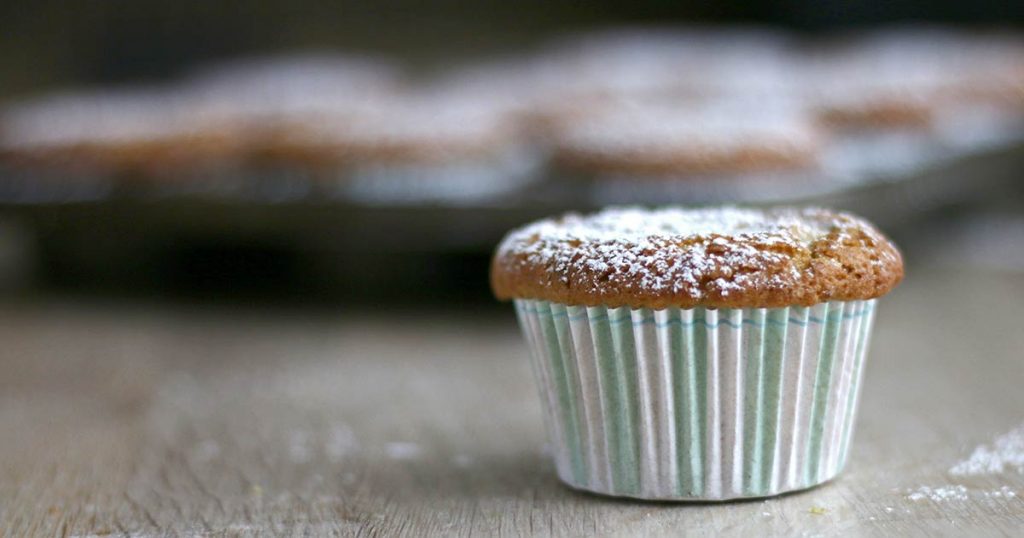 Pistacie-muffins fuldkorn kage