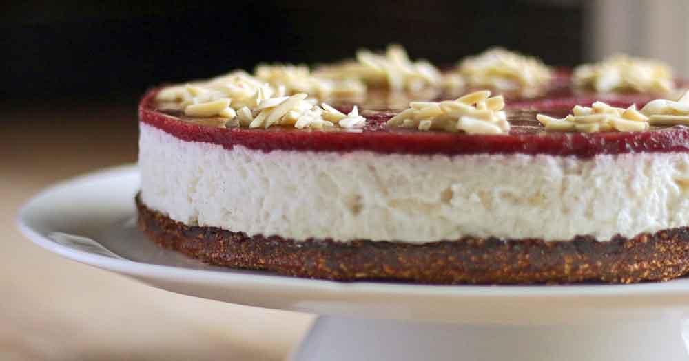 glutenfri risalamande cheesecake hjemmelavet dessert