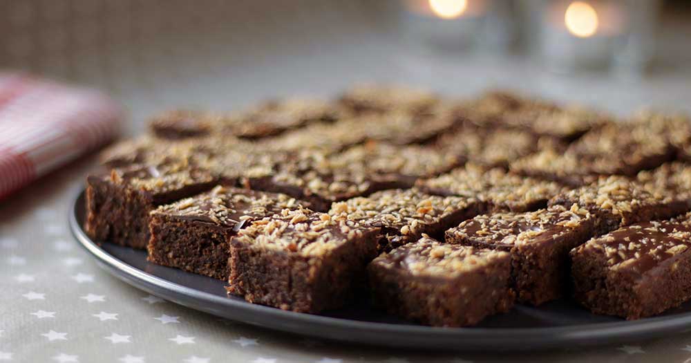 glutenfri julebrownies opskrift