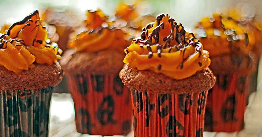 Glutenfri gulerodsmuffins muffins halloween opskrift