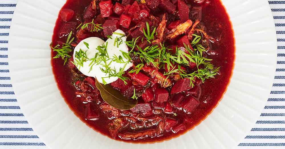 antiinflammatorisk hjemmelavet rødbedesuppe borscht opskrift velsmurt weisdorf