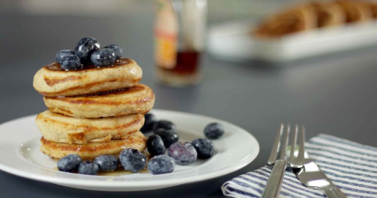 Glutenfri amerikanske pandekager