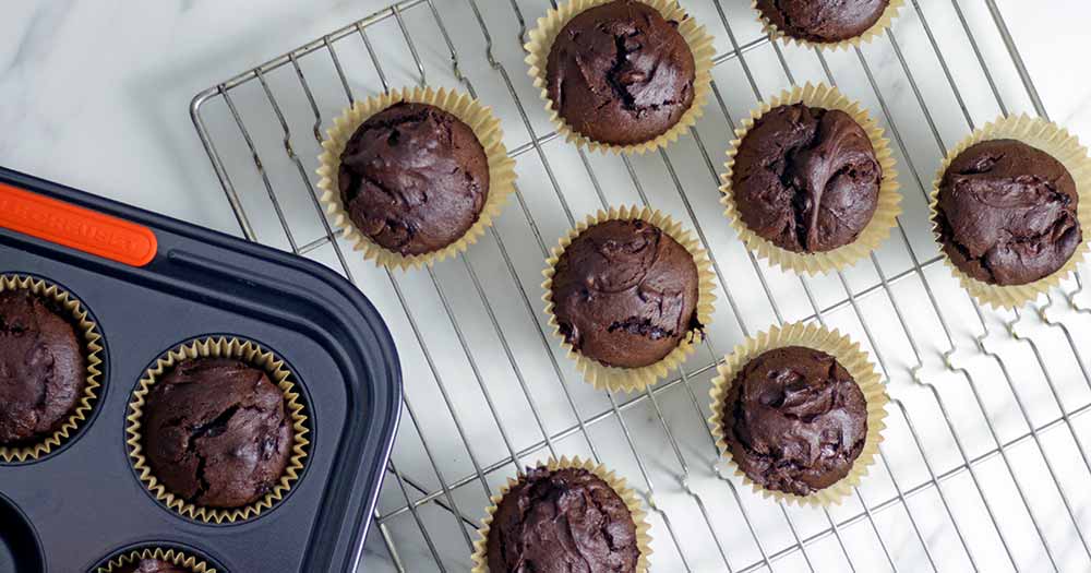 opskrift glutenfri chokolademuffins