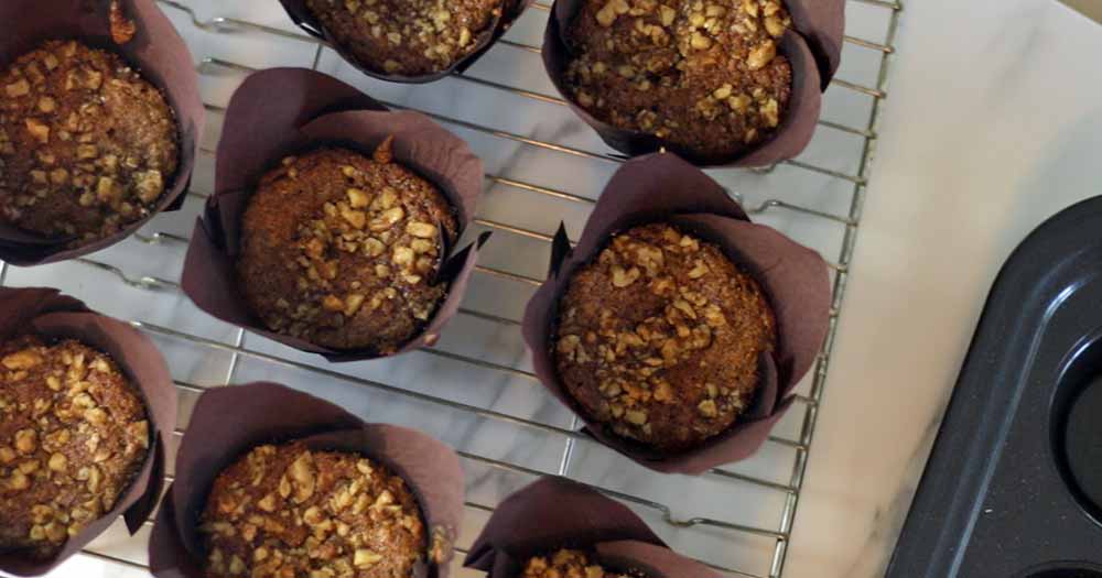 opskrift glutenfri bananmuffins